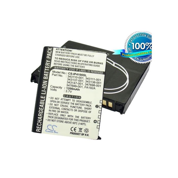 iPAQ h4100, iPAQ h4150, iPAQ h4155, iPAQ h4135 akku 1200 mAh