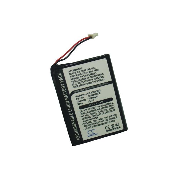 Garmin iQue 3200, 3600, 3600a tehoakku 1600 mAh