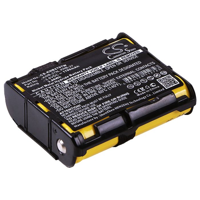 KENWOOD TK-3130 akku 1100mAh / 3.96Wh