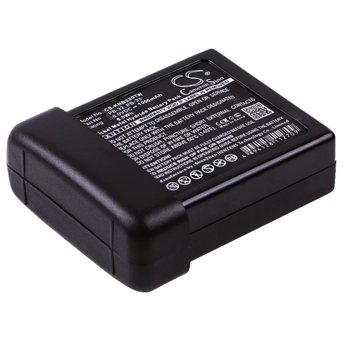 KENWOOD H-79A, TH-208, TH-20B akku 1000mAh / 6.00Wh