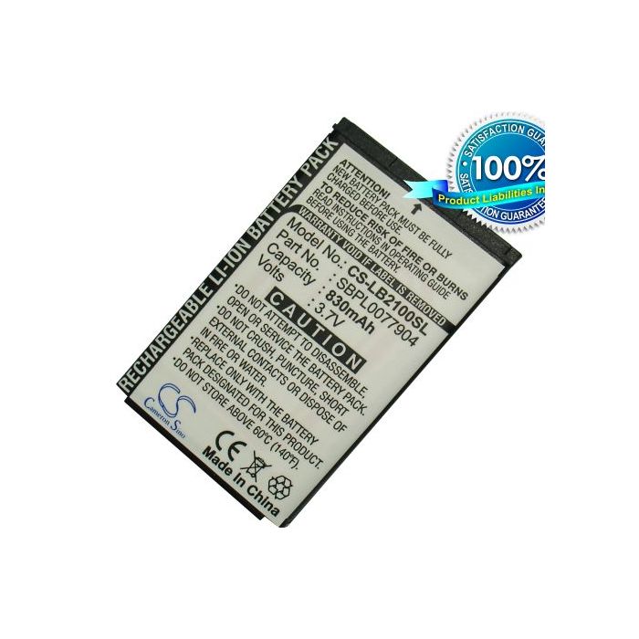 LG B2000, B2100, I343i, KG245, B2000, B2050 akku 830 mAh