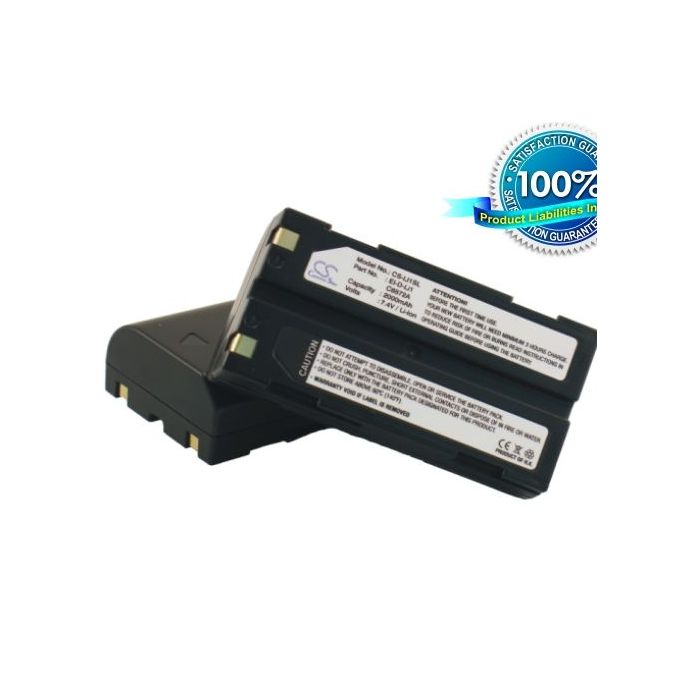 Trimble 29518, 38403, 46607, 52030, 54344, 5700, 5800, Geoexplorer 3, MCR-1821, MCR-1821C, MCR-1821J, R7, R7 Receiver, R8, R8 Receiver akku 2000 mAh