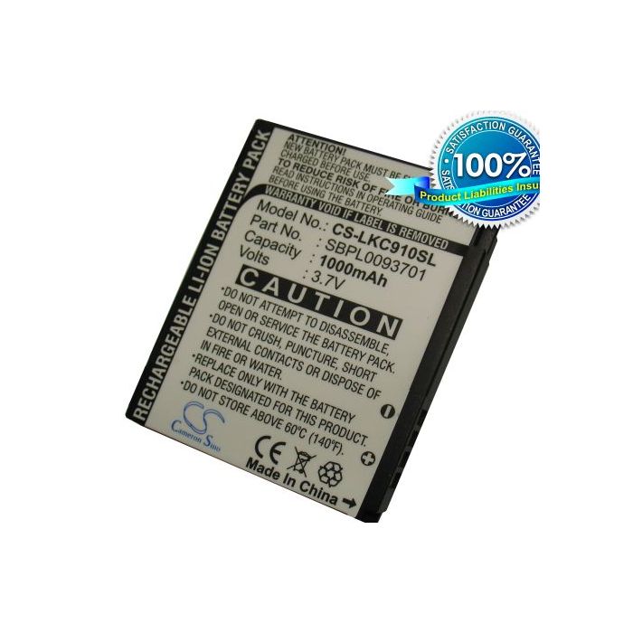 LG KC910 akku 1000 mAh
