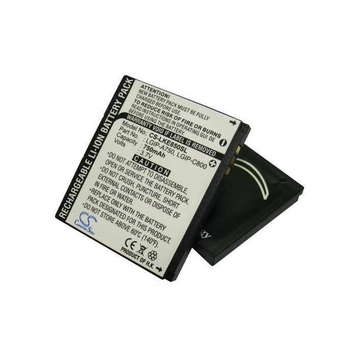 LG KE820, KE850, KE850 Prada, KG99, KB6100, PRADA, ME850 akku 750 mAh