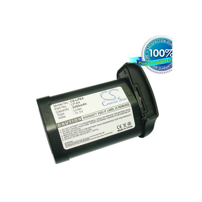 Canon LP-E4 yhteensopiva akku 2400 mAh