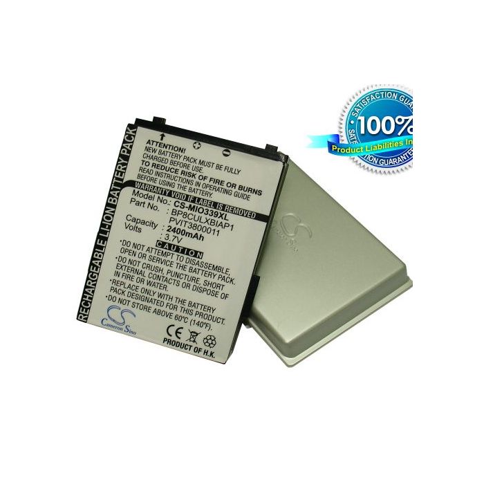 Medion MD2190, MDPPC 200, MD40885, MD40600, MD41600, MD4600, MD41600, MD41258, MD96300 tehoakku erillisellä takakannella akku 2400 mAh