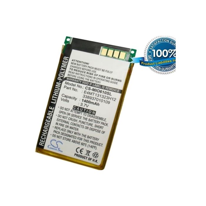 Mio H610 akku 1400 mAh