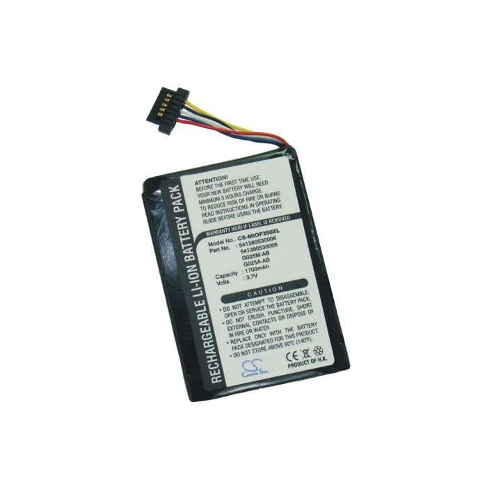 Navman Pin, Praktiker LooxMedia 6500 tehoakku 1700 mAh