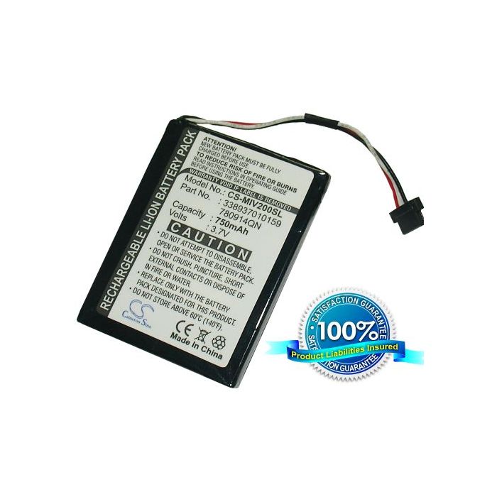 Mio Moov 200, Mio Moov 200u, Mio Moov 210, Mio Moov 200e akku 750 mAh