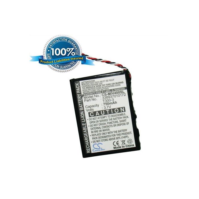 Mio Moov 400, Mio Moov 405 akku 750 mAh