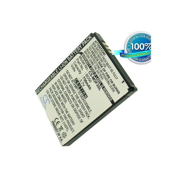 Cameron Sino tarvikeakku Motorola F3, F3C akku 750 mAh