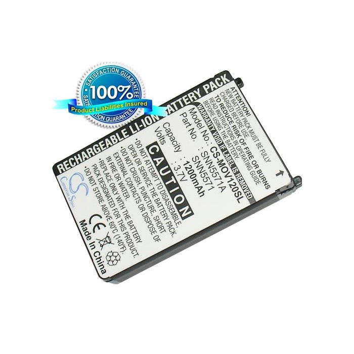 Cameron Sino tarvikeakku Motorola V120, V120C, V120D, V120e, V120x, V120t, V120x akku 1200 mAh