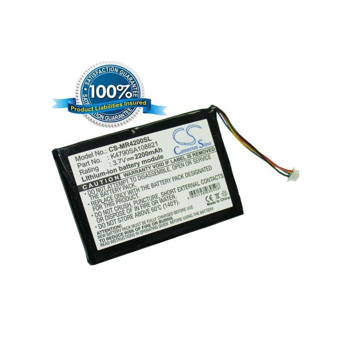 Magellan Maestro 4200, Maestro 4210, Maestro 4220, Maestro 4250 akku 2200 mAh