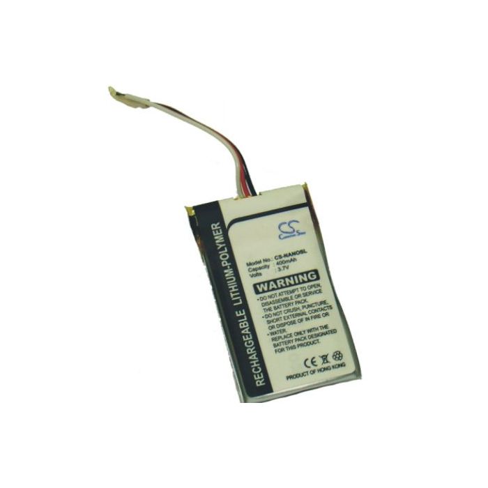 iPOD Nano 2G, iPOD Nano 4G, akku 400 mAh