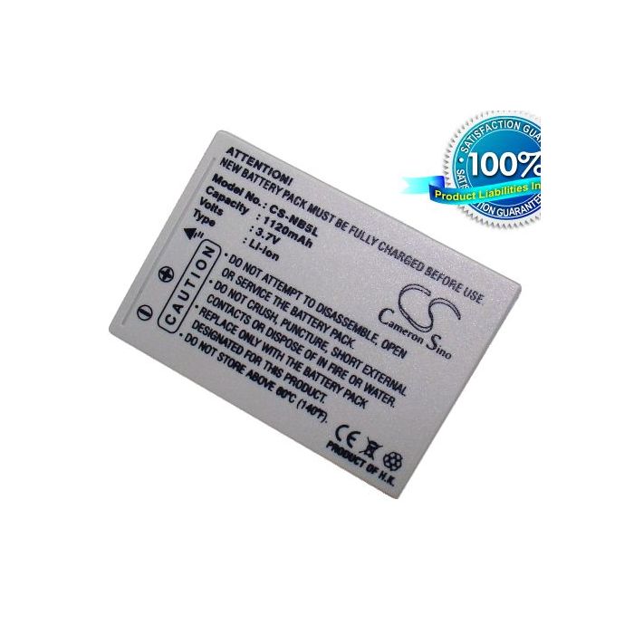 Canon NB-5L yhteensopiva akku 1120 mAh