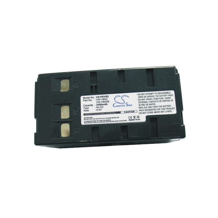 Panasonic VW-VBS2, VW-VBS2E yhteensopiva akku 2400 mAh