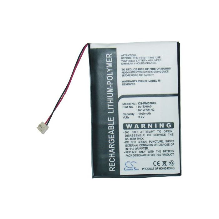 Palm M550, TUNGSTEN T1, TUNGSTEN T2, TUNGSTEN T3, Zire 31, Zire 71, Zire 72, Zire 72s akku 1100 mAh