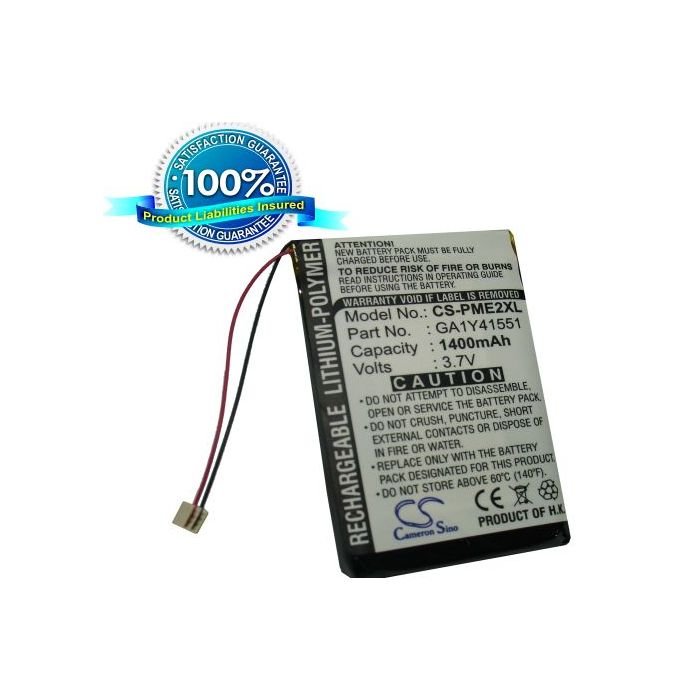 Palm Tungsten E2 tehoakku 1400 mAh