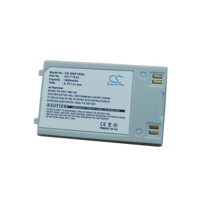 Samsung SB-P180A, SB-P180AB, SB-180ASL yhteensopiva akku 1800 mAh