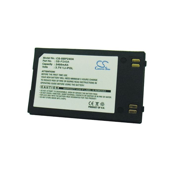 Samsung SB-P240A, SB-P240ABK, SB-P240ABC yhteensopiva akku 2400 mAh