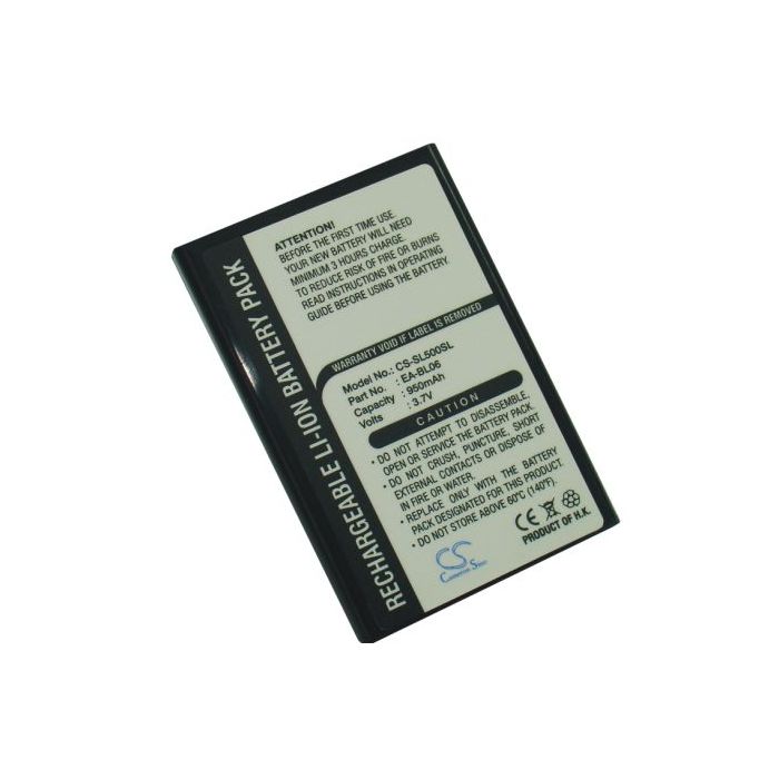 Sharp Zaurus SL-5000, Zaurus SL-5000D, Zaurus SL-5500, Zaurus SL-C700, Zaurus C750, Zaurus C760 akku 900 mAh