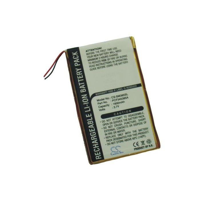 Samsung Napster MP3 player, YP106G, PMPSGY910, Y910 akku 1600 mAh