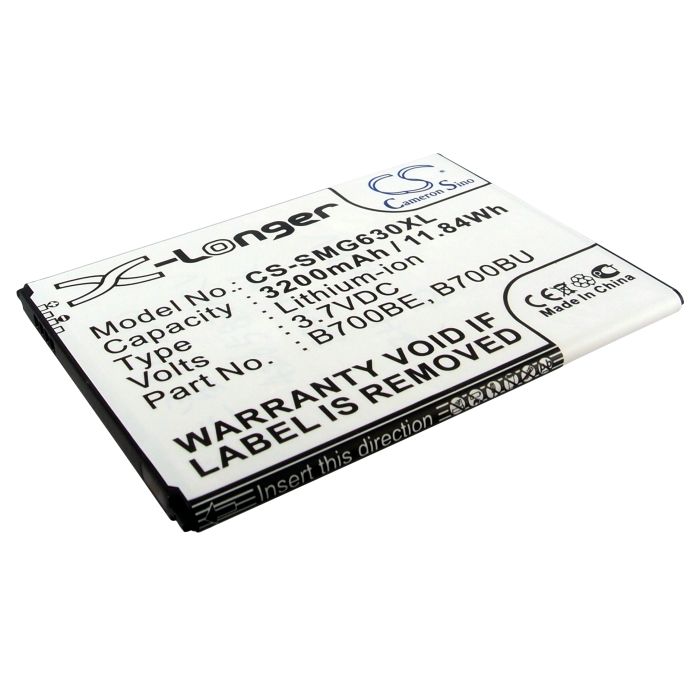 Samsung GT-I9200, Galaxy Mega 6.3 akku 3200 mAh