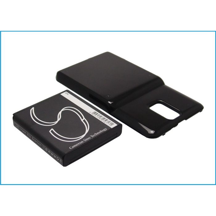 Samsung Skyrocket tehoakku erillisellä laajennetulla mustalla takakannella 2800 mAh