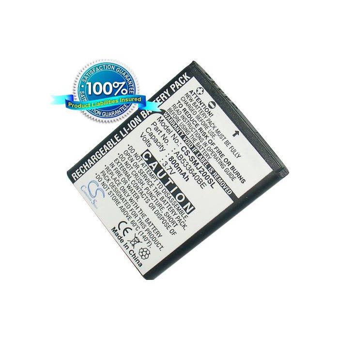 Samsung SGH-J200, SGH-Z170, SGH-E740 akku 800 mAh