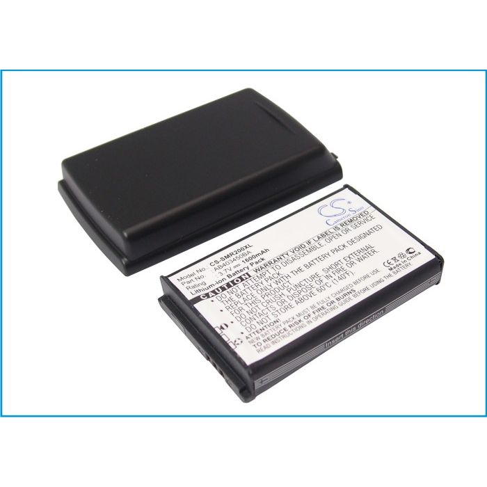 Samsung SCH-R200 tehoakku laajennetulla takakannella 1600 mAh