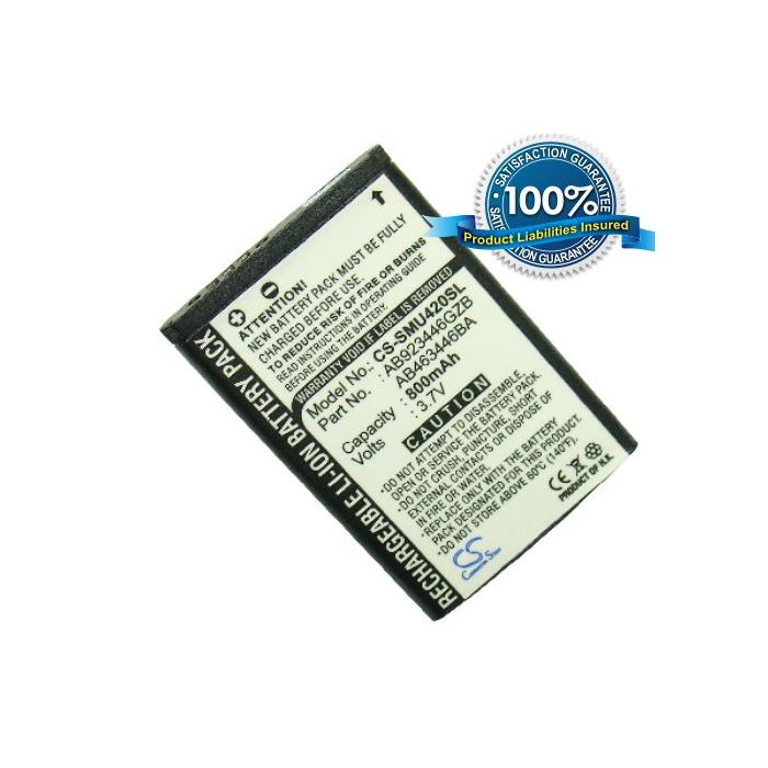 Samsung SPH-A420, SPH-A580, SPH-A640, SCH-A645, SGH-D347, SGH-D407, SGH-D507, SPH-M250 akku 800 mAh