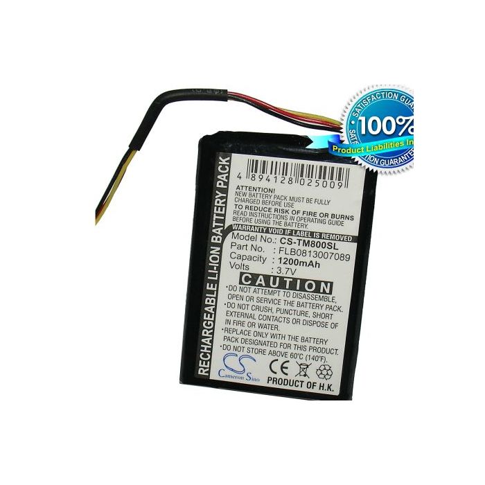 TomTom One XL Traffic, TomTom One XL Europe Traffic, TomTom XL 30 akku 1200 mAh