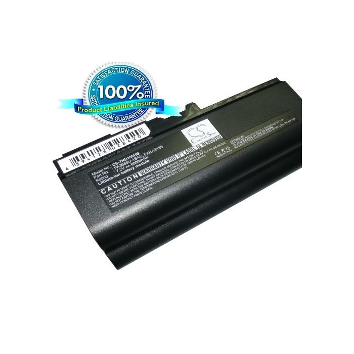 Toshiba Netbook NB100, Netbook NB105 akku 8800 mAh