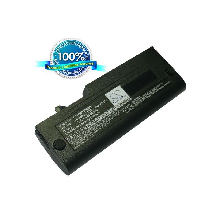 Toshiba Netbook NB100, Netbook NB105 akku 4400 mAh