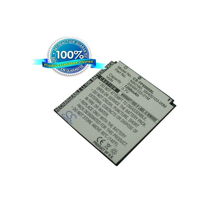 HTC Touch Dual, Touch Dual US, Touch Dual P5310, Neon 300, P5500, P5520, P5530, Nike, Nike 100, Nike 200 akku 1200 mAh