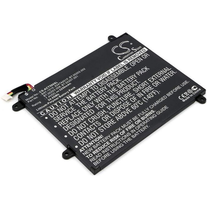 Acer Iconia A500, Iconia A500-10S32, Iconia Tablet A500 Tabletin Akku