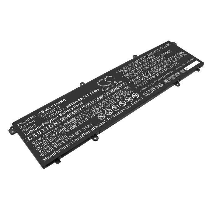 Asus kannettavan tietokoneen E1504FA-BQ038W / E1504FA-BQ090 yhteensopiva akku 3600mAh