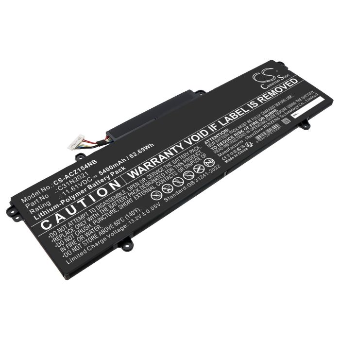 Asus kannettavan tietokoneen ZENBOOK 14X OLED UX5401EA-KN511TS / ZENBOOK 14X UX5401EA-KN511TS yhteensopiva akku 5400mAh