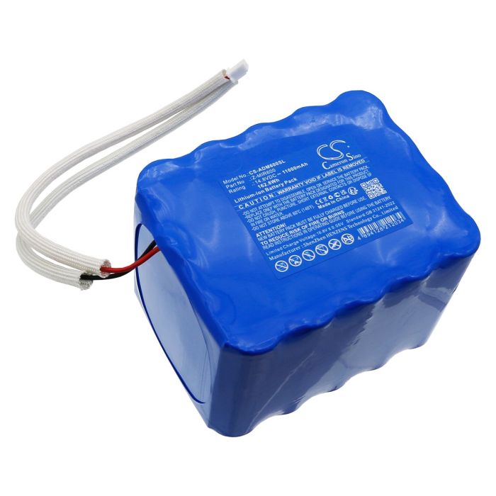 American DJ studiolaitteen Mirage Q6 IP yhteensopiva akku 11000mAh