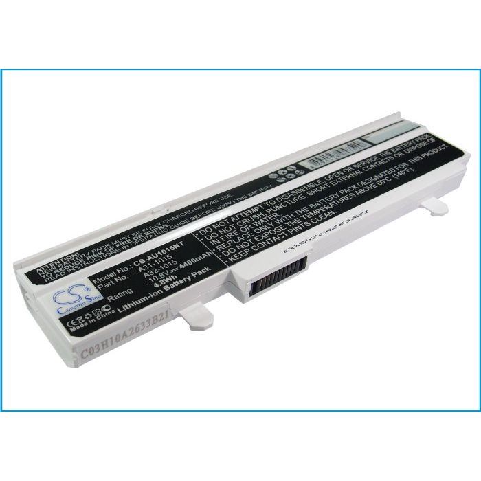 Asus Eee PC 1015,Eee PC 1015p, 4400 mAh White