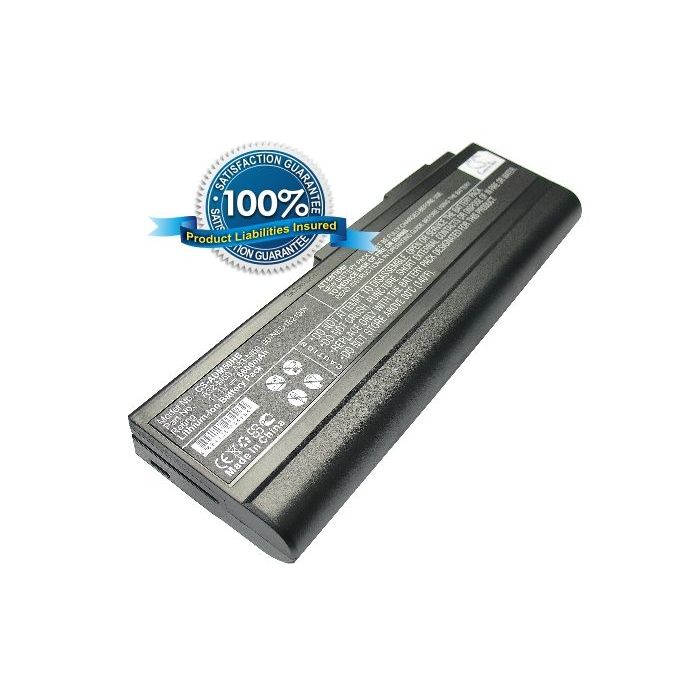Asus M50, M51, M70, X55S, G50, L50, X55,  M51E,  X55, X57VN, G50VT  akku 6600 mAh Musta