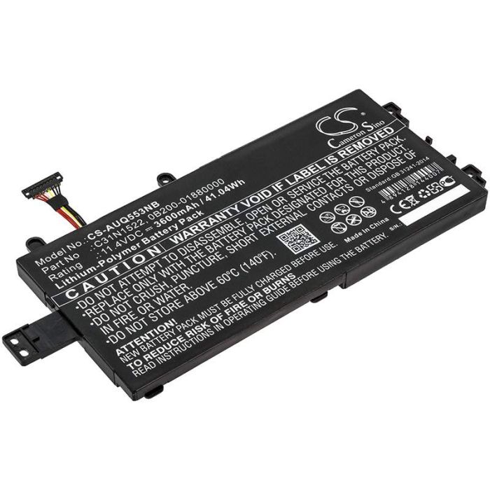 Asus Q553U akku 3600mAh