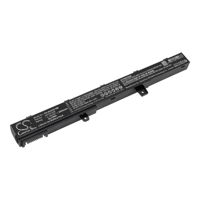 Asus kannettavan tietokoneen X551C / X551CA yhteensopiva akku 2600mAh