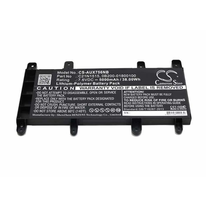 Asus X756U akku 5000 mAh