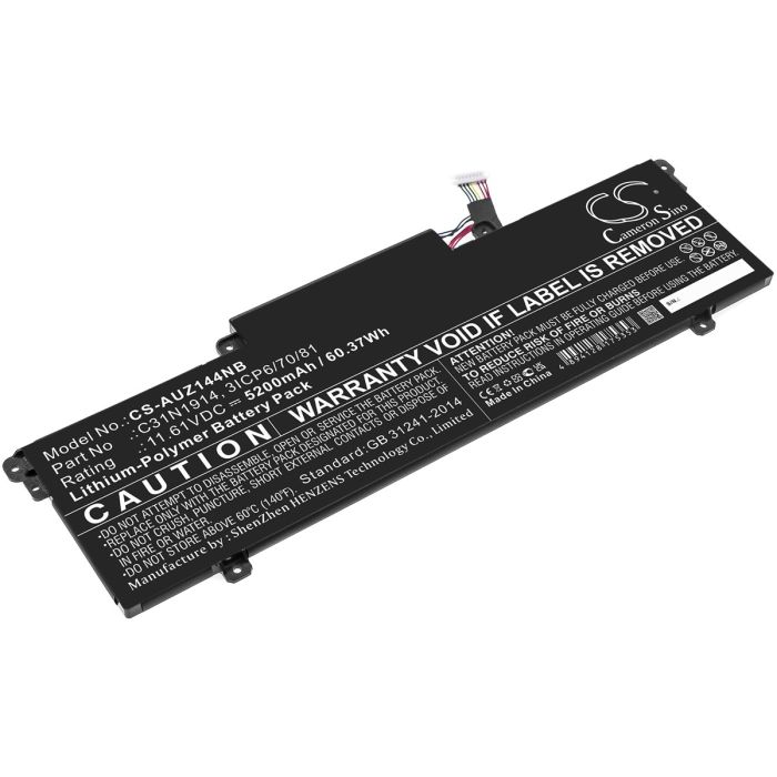 Asus kannettavan tietokoneen ExpertBook B7 Flip B7402FEA / UX425QA yhteensopiva akku 5200mAh