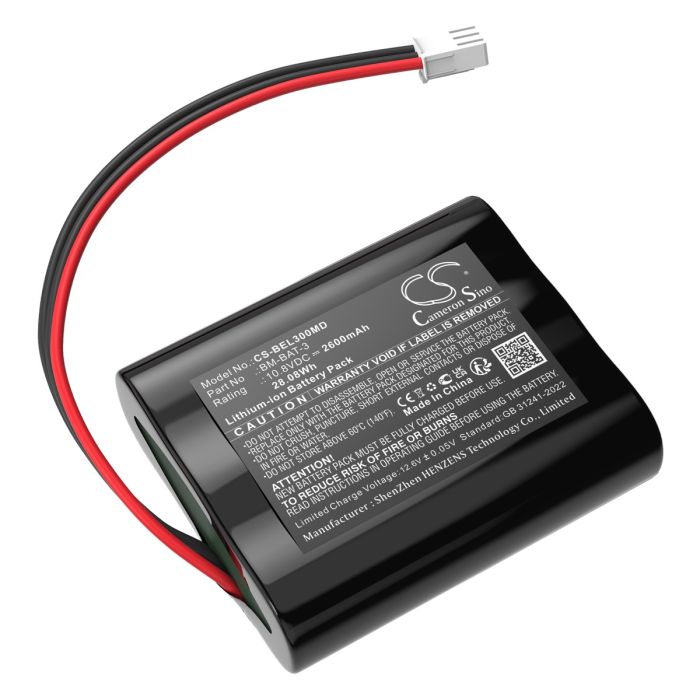 Bionet lääketieteellisen laitteen BM3 Pro / BM3Vet Elite yhteensopiva akku 2600mAh