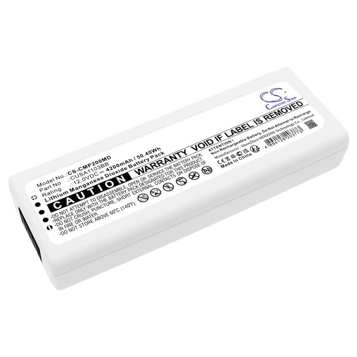 CU Medical lääketieteellisen laitteen i-PAD SP1 / i-PAD SP2 yhteensopiva akku 4200mAh