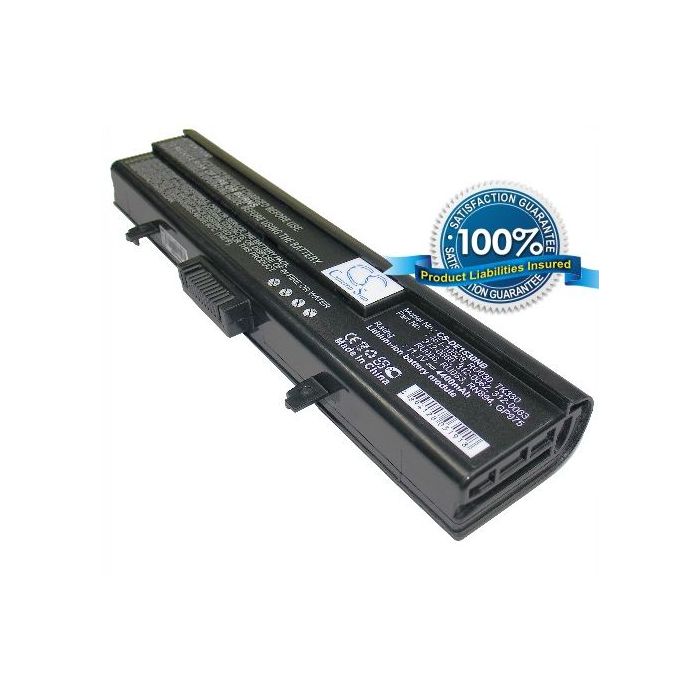 Dell XPS M1530 akku, 4400 mAh Musta