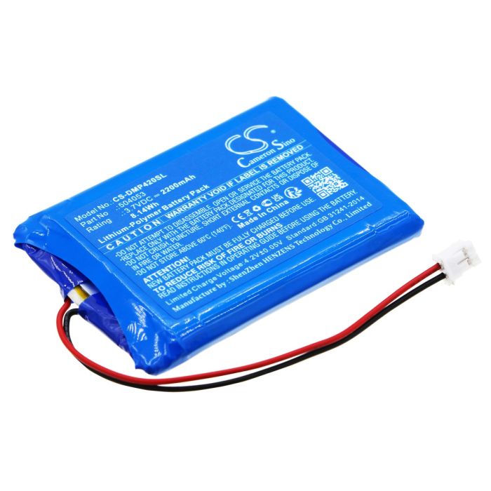 Drager tutkimuslaitteen MSI PG4000 / MSI FG4200 yhteensopiva akku 2200mAh