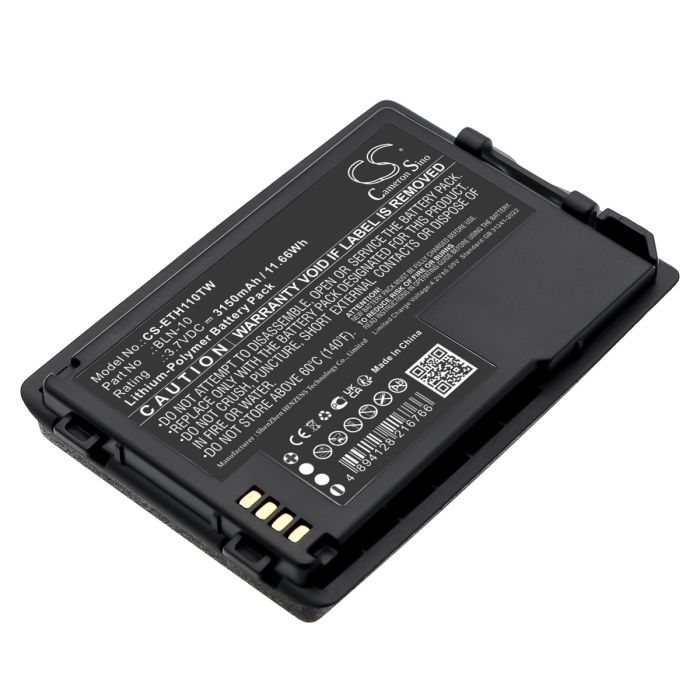 EADS radiopuhelimen Cassidian TH1N yhteensopiva akku 3150mAh